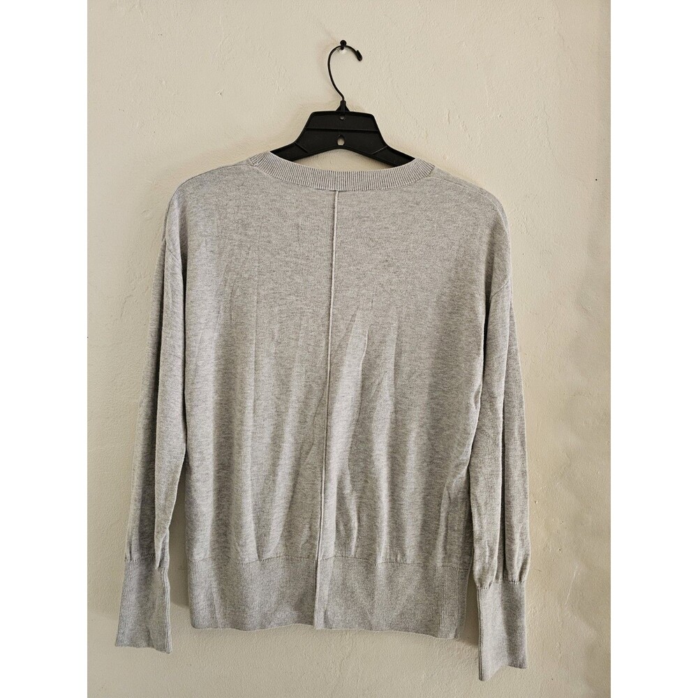 Gap "Good Vibes" Women’s Grey Crewneck Sweater Size Small - Picture 5 of 5